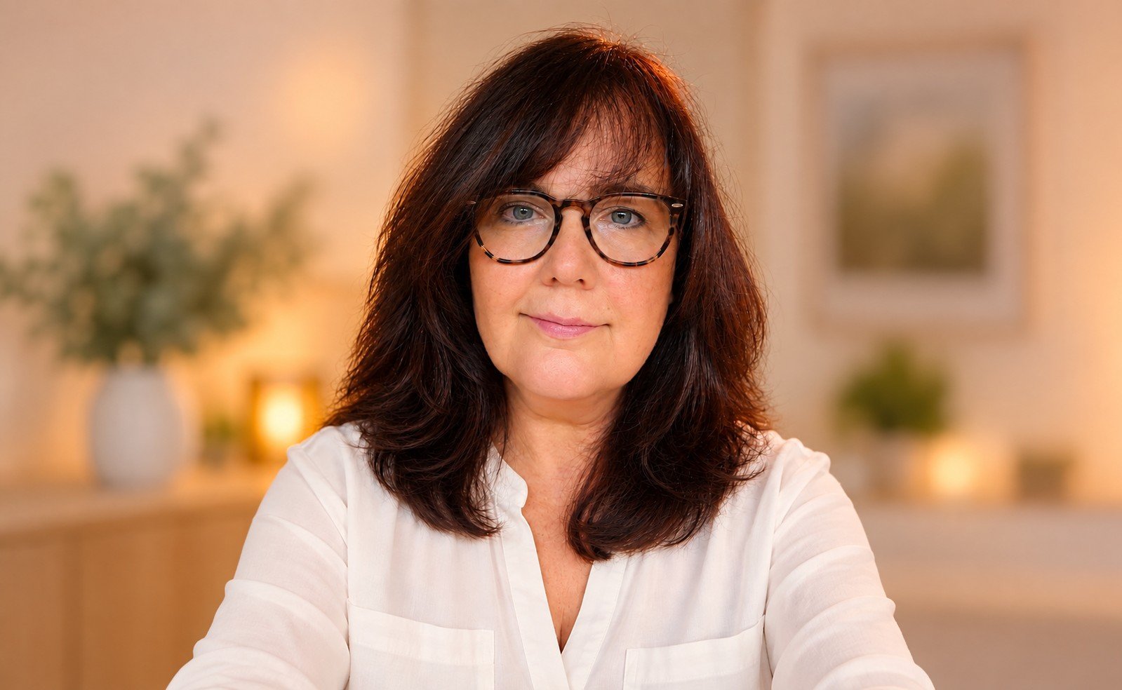 Vera Popp in ihrer Praxis für Logopädie und Legasthenie-Therapie in Hameln